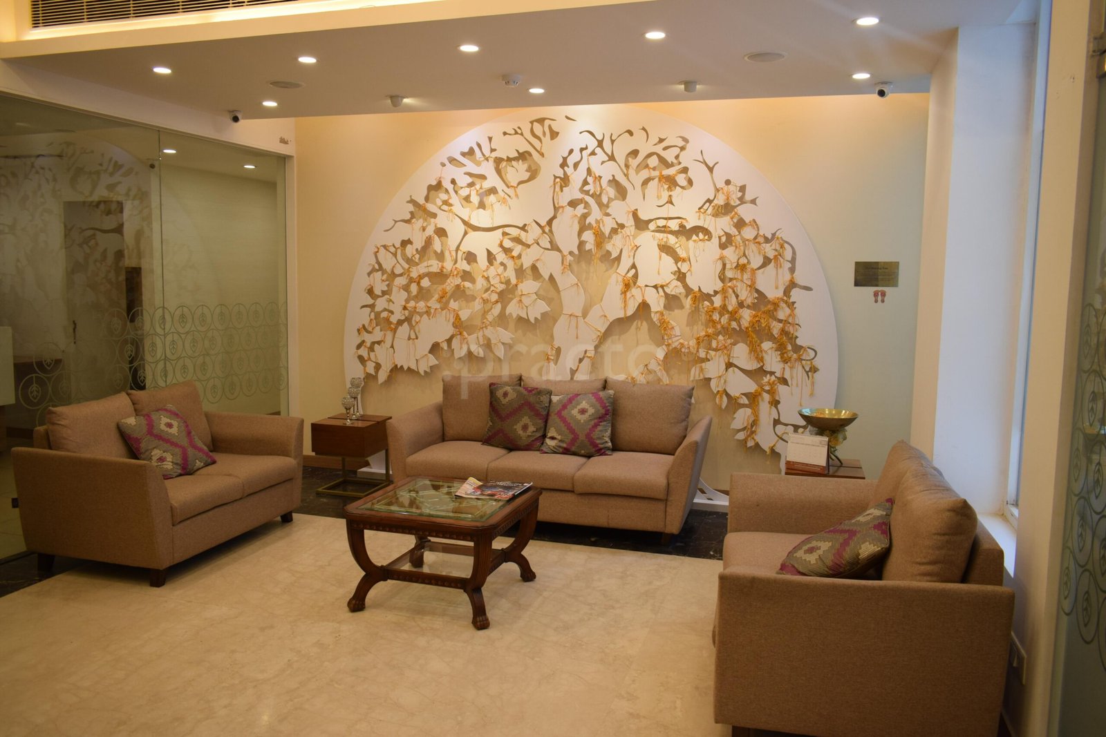 Aveya IVF clinic reception and waiting area